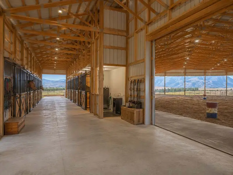 barn and equestrian arena hh custom buildings